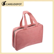 1Pcs Travel Toiletry Bag Makeup Bag Organizer Waterproof Polyester Pink