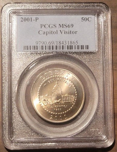 2001-P Capitol Visitor Center Half Dollar PCGS MS69 20 Coins - Picture 9 of 12