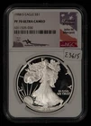 1988-S 1 oz Silver American Eagle Proof PQ Coin- Mercanti - NGC PF 70 UC - E3615