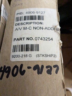 Simplex 4906-9127 A/V M-C Non-Addressable (Lot of 2)