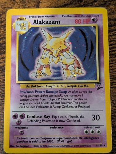 Pokemon: Alakazam 1/130 Holo