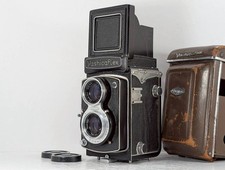  Exc 5 for this age Yashica Yashicaflex Model New A TLR Camera 80mm f/3.5 JAPAN