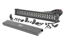 Rough Country 20 Inch Black Series LED Light Bar Dual Row | Cool White DRL