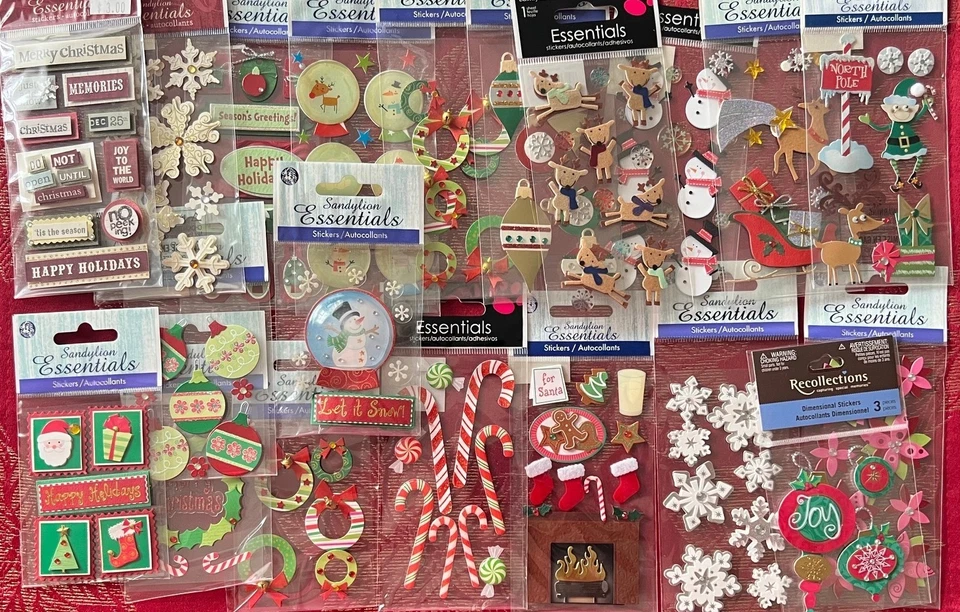 您可选择 - 罕见和退回收藏品圣诞假日 3D 贴纸 - 桑迪利翁 — 第 2/2 张图片