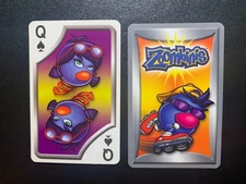 Swap Playing Card    ZOOMBINIS    QUEEN  OF  SPADES   2001