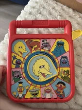 Muppets Inc Playskool Spinning Wheel Sesame Street  Vintage 1989 See And Say