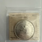 Canada, 1937 George VI Dollar,  Iccs MS 63 Double HP. Rare! US Seller