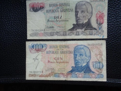 2X Argentina Banknotes