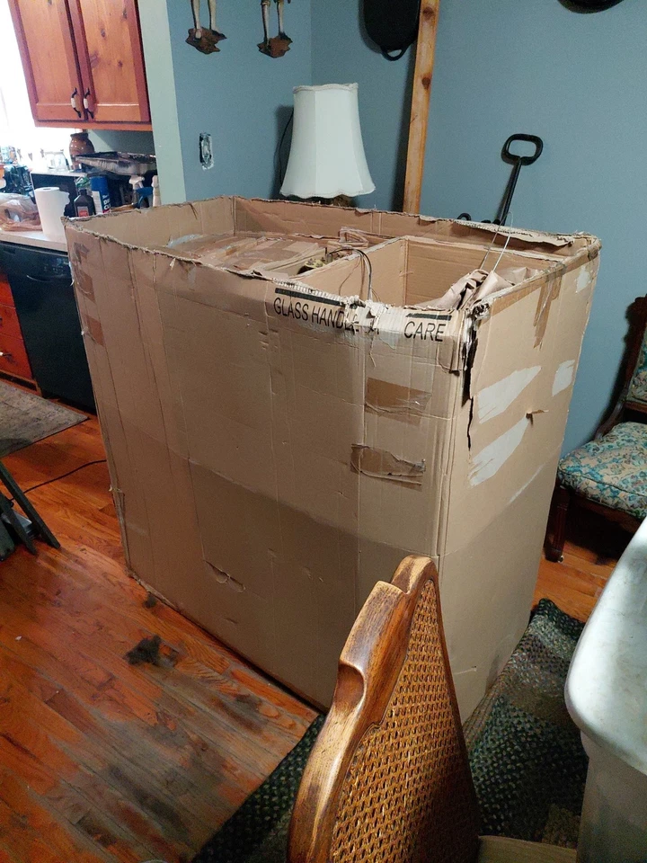 Lámpara de araña Kichler AGED PECAN 8 luces con luz NÚMERO VIDRIO GRABADO 150w Foto 3 de 4