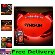 Red Glow in the Dark Football - Ultimate Outdoor Play & Gift for All Ages
