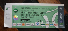 ASSE Rare ticket )) ST ETIENNE V STANDARD DE LIEGE * Amical 2008