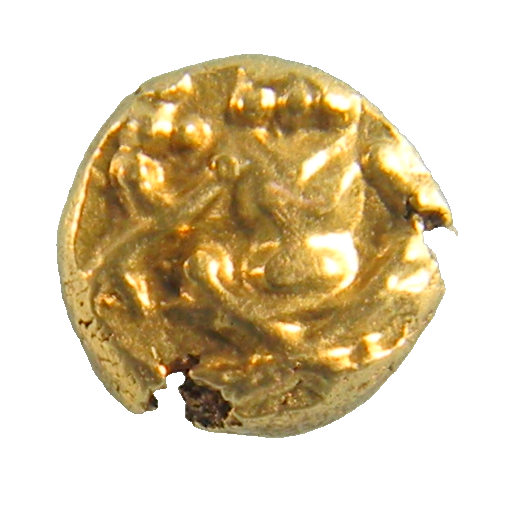 India - Mysore 1638-1662 Gold Fanam Coin PCGS MS 63 (01-12
