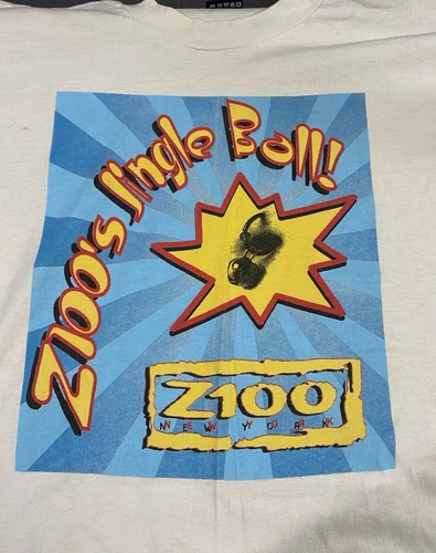 Z100 Jingle Ball Concert XL T- Shirt Goo Goo Do 1990s vintage concert t-shirt, vintage, size XL, single stitch, B+ condition