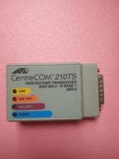 1PC RJ45 to AUI converter 210TS   entreCOM ETHERNET TRANSCEIVER