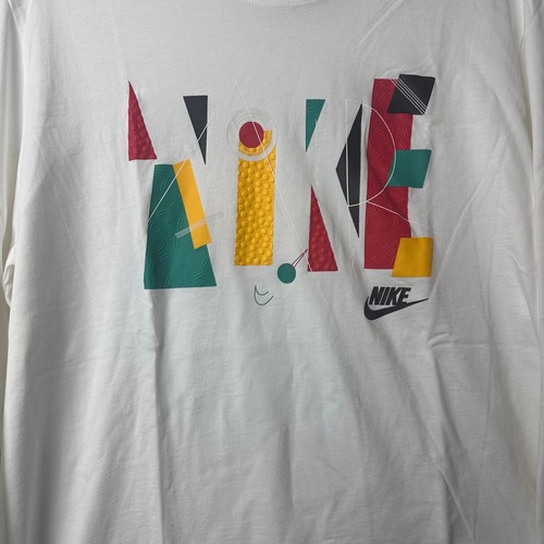 Nike Game Changer manica lunga taglia L uomo sportivo bianco CQ7170 100 - Foto 2 di 5