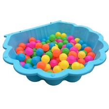 Sand & Wasser Muschel Wassermuschel Sandmuschel türkis inkl. 100 Bälle Bällebad