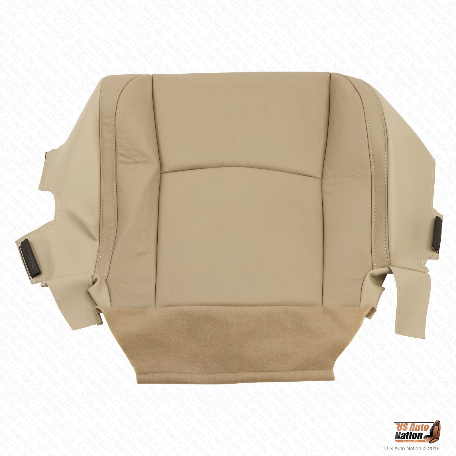 Driver Bottom Replacement Leather Seat Cover Tan For 2007 2008 2009 Lexus RX350