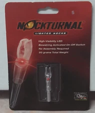 Nockturnal Lighted Nock NT-200 S Red Single Pack 20 Grains