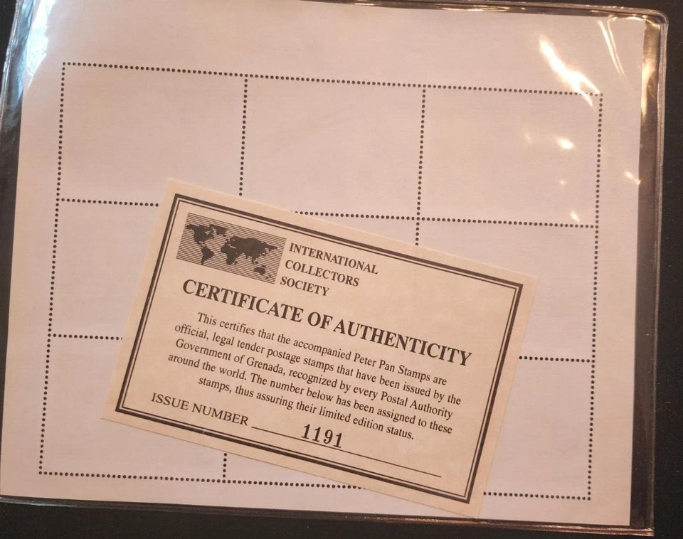 NEW The Disney Classic Fairytales Peter Pan & Snow White Postage Stamps. - Image 2 of 4