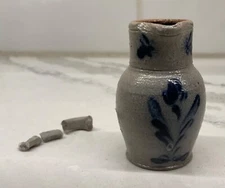 Vintage Rowe Pottery Miniture Pitcher with Broken Handle #652