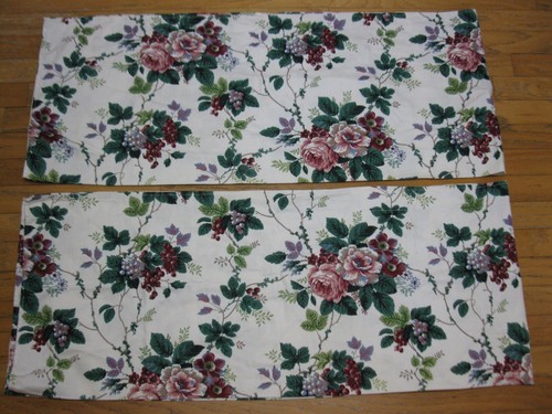 Waverly Pleasant Valley Rod Pocket Valance 77 x 15.5 Each Floral Grapes Set Of 2 - 第 5/5 張圖片