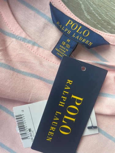 Ralph Lauren Polo Girl's Pink S3 Concept Striped Dress - Age 8-10 (M) - New Tags - Picture 7 of 11