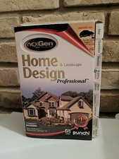 Home Landscape Design Professional CD Rom Windows 7 Vista XP Punch Software