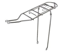 VINTAGE BICYCLE CHROME CARRlER REAR RACK CRUISER ROAD CITY BMX OLD-SCHOOL BIKE.