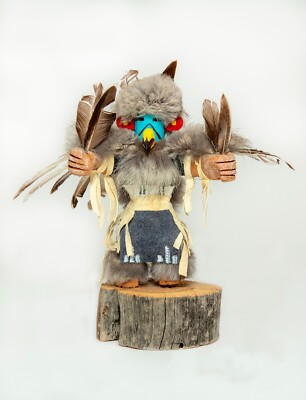 Kachina Doll '' Eagle'' 6 7/8'' Eva Lowley (L1700)