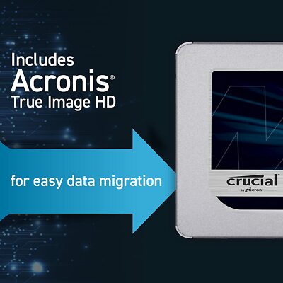 Crucial BX500 240GB 500GB 1TB 2TB 4TB SATA 2.5