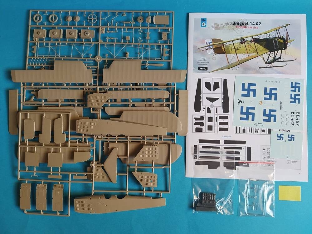 FLY 1/48 48040 Breguet 14 A2 Finnish AF service plastic kit