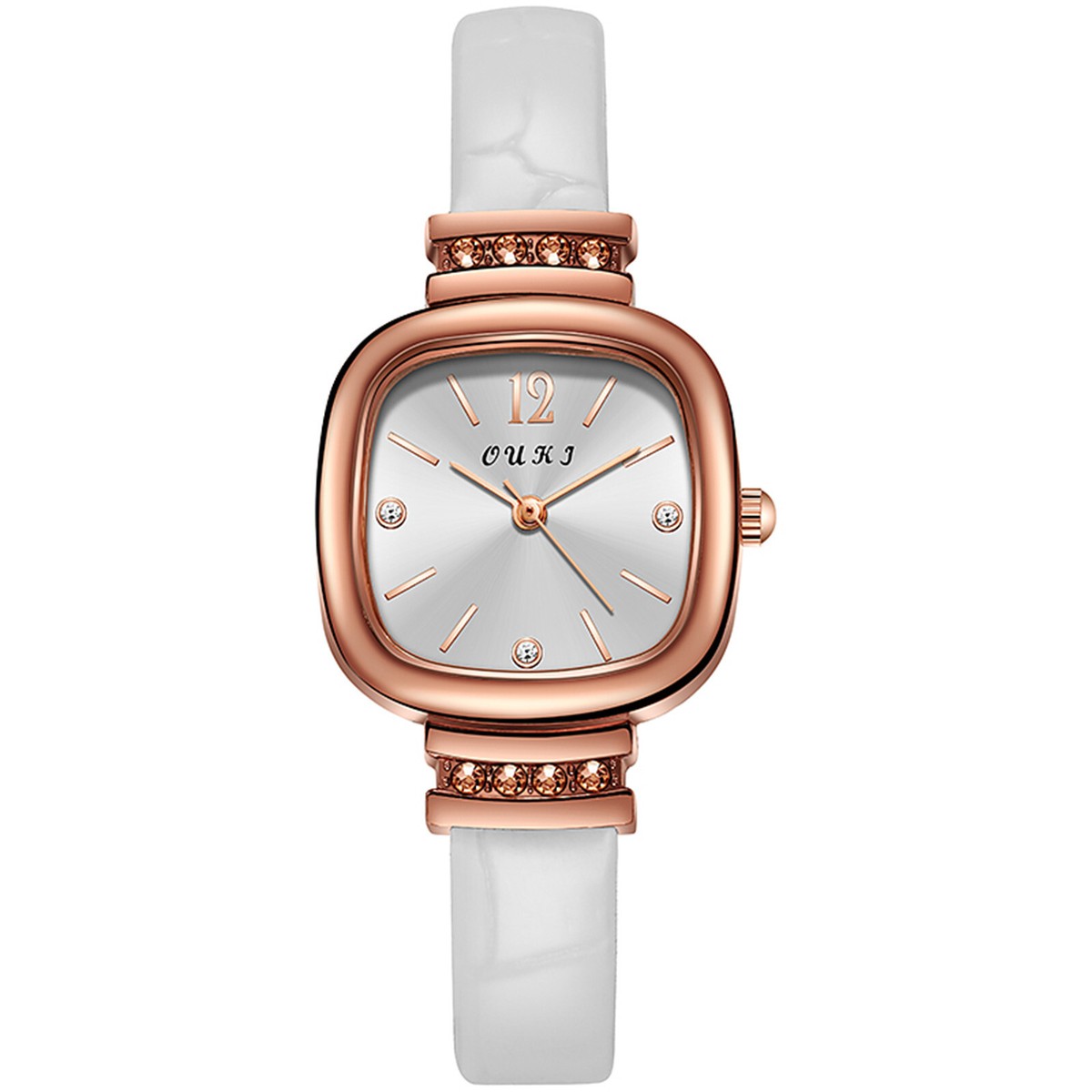 Sleek Minimalist Fashion With Strap Dial Women