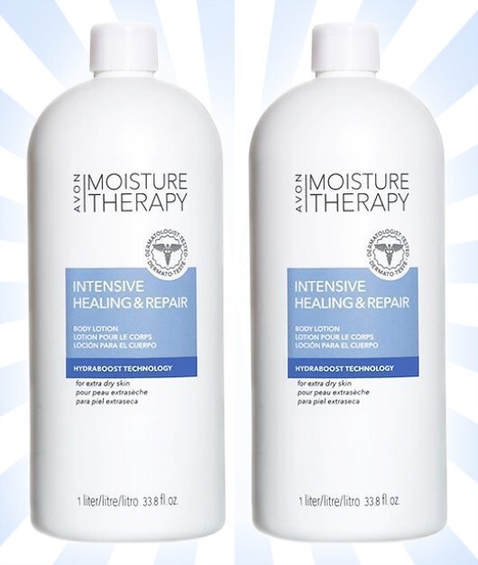 2 Avon Intensive Moisture Therapy Healing and Repair 33.8 OZ