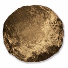 mv10n Light Brown Gold Shimmer Diamond Crushed Velvet Round Shape Cushion Cover