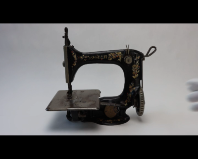 Rare Antique Singer Sewing Machine Model 24-13 Chain Stitch Circa