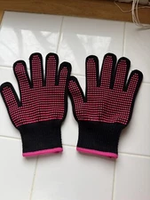 Heat Protection Gloves Heat Resistant Gloves Silicone Bumps Hair Styling Iron