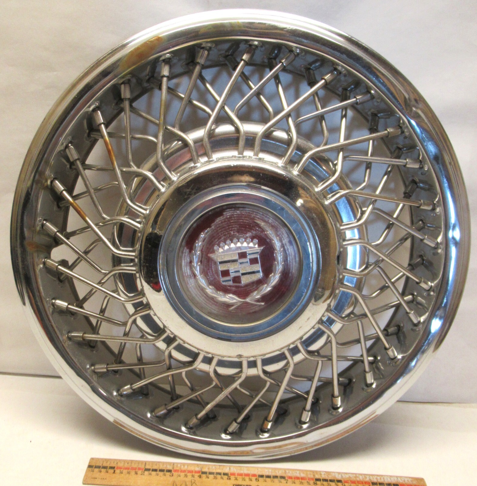 Vintage Cadillac Wire Spoke Hubcap 1980's 1 eBay