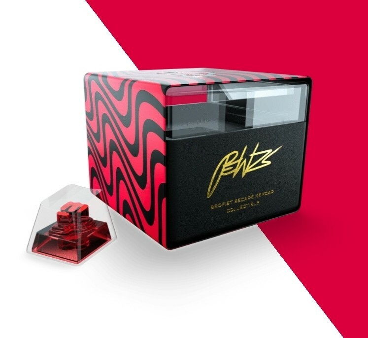 Brand New Pewdiepie Ghost Keyboards Brofist ESC Keycap In Hand