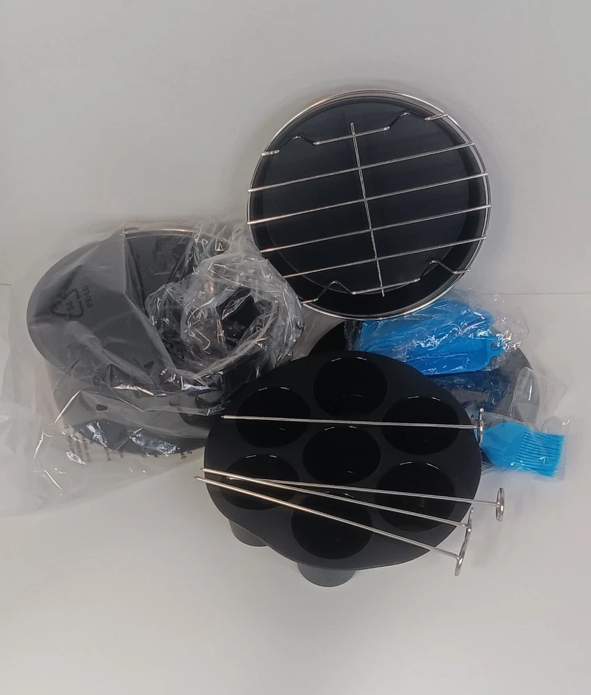 Air Fryer Accessories, Blue Set Of 8
