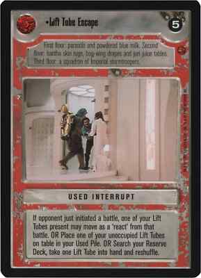 Lift Tube Escape (Cloud City) | Decipher Star Wars CCG | NM/LP