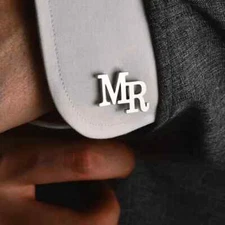 Personalized Cufflinks Custom Engraved Name Stainless Steel for Men Gift