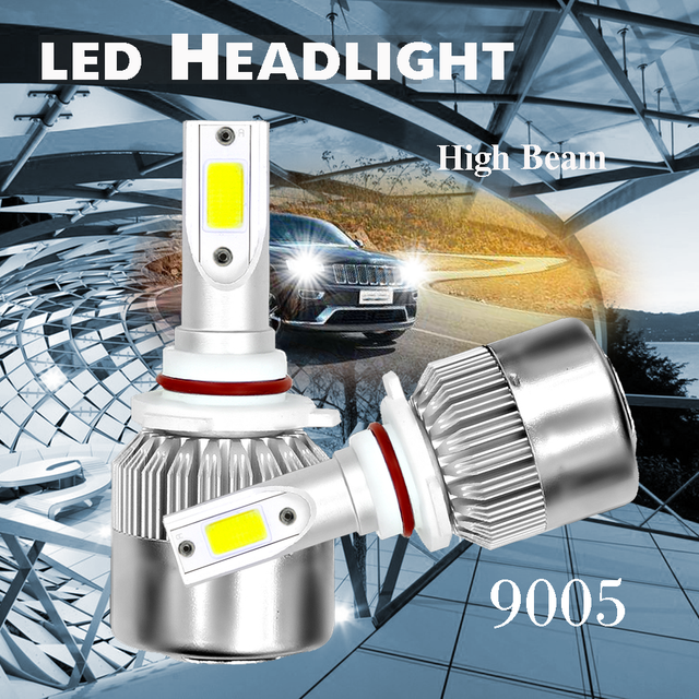 For Jeep Cherokee 20162019 HID White Light LED Headlight High Beam