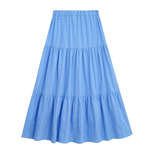 Girls Kids Boho High Waist Ruffled Skirts Swing Long Skirts Modern Dance Costume - Picture 13 of 61