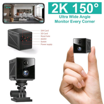 4G SIM Card Wireless Cameras Motion Detection Indoor for Home Security ﻿