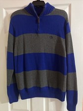 Chaps 1/4 Zip Long Sleeve Pullover Sweater Men's Extra Large