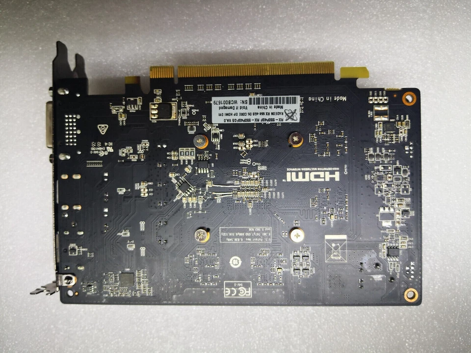 XFX AMD Radeon RX550 4GB GDDR5 PCI-E Graphics Video Card DP DVI HDMI - Image 2 of 4