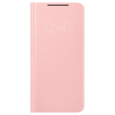 Original Samsung LED View Cover Case Hülle EF-NG996 für Galaxy S21+ Plus Pink