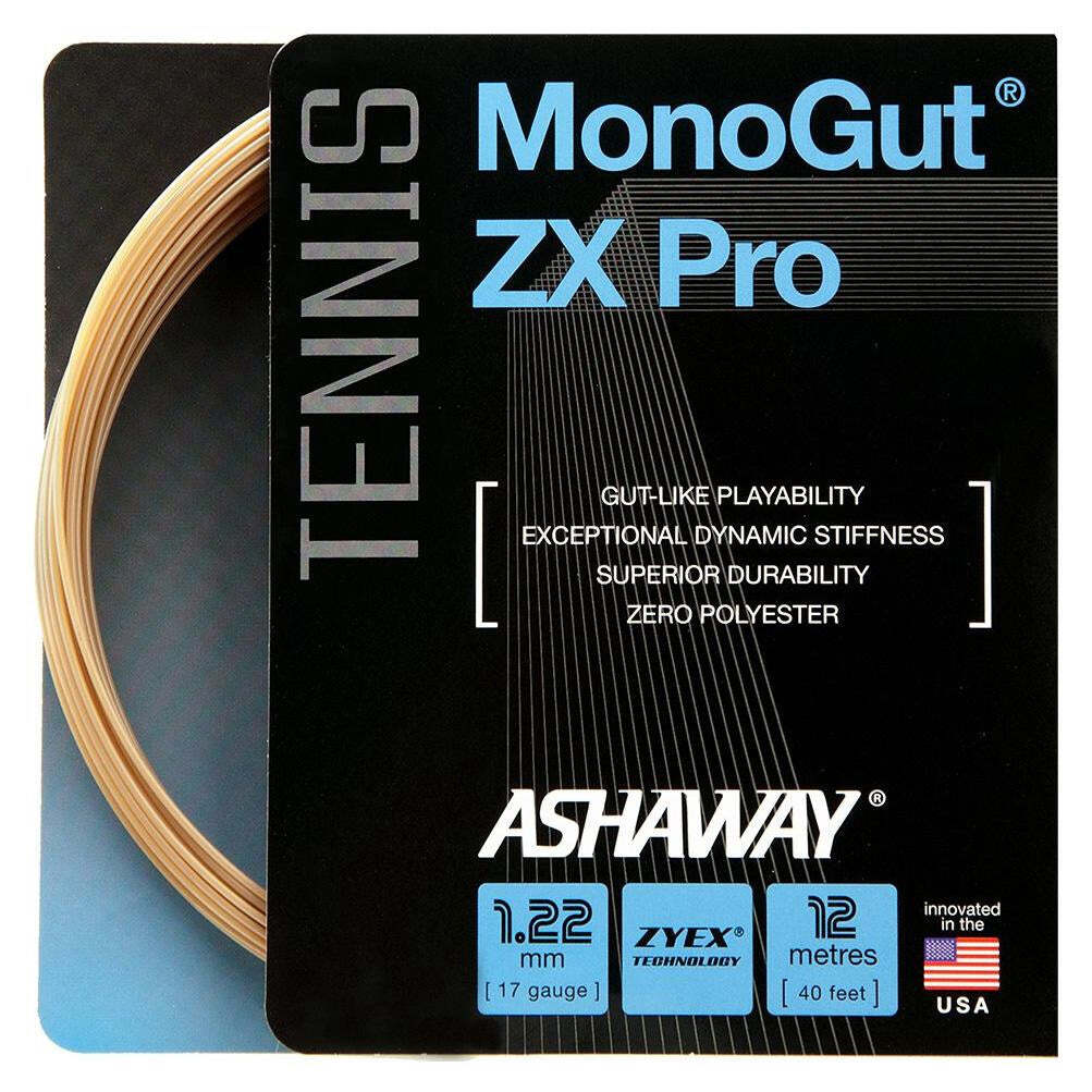 ハートゴールド Ashaway Monogut ZX Pro 17 Tennis String Set - Natural | eBay