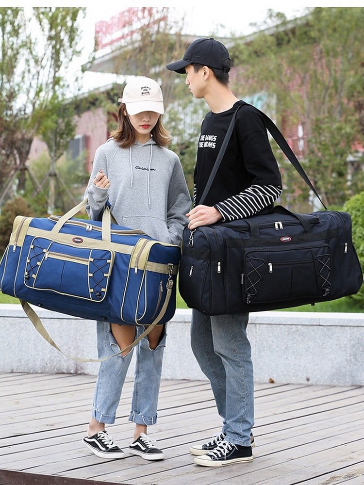72L Large Duffle Bag Travel Luggage Foldable Duffel Bag Men Women GYM Weekender