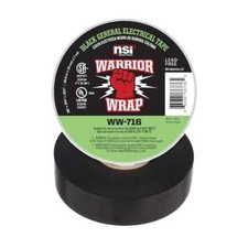 Warriorwrap General 3/4 In. X 60 Ft. 7 Mil Vinyl Electrical Tape, Black